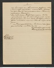 Nachlass Franz Steindachner, Brief von Federico G.von Buchwald an Franz Steindachner (27.03.1905), Inv.Nr. 64.01, Seite 3